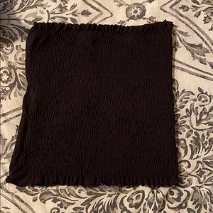 Black rouge tube top